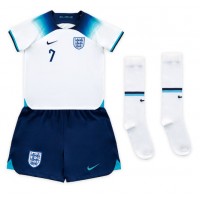 England Jack Grealish #7 Replika babykläder Hemmaställ Barn VM 2022 Kortärmad (+ korta byxor)